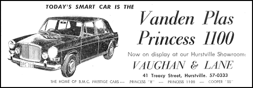 1965 advertisement for VP Princess 1100